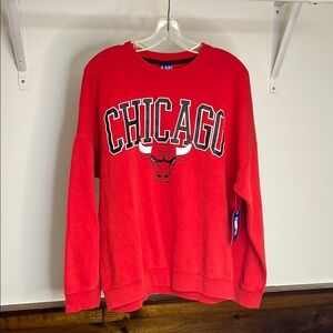 NWT Chicago Bulls Red‎ Crewneck Sweatshirt- XL